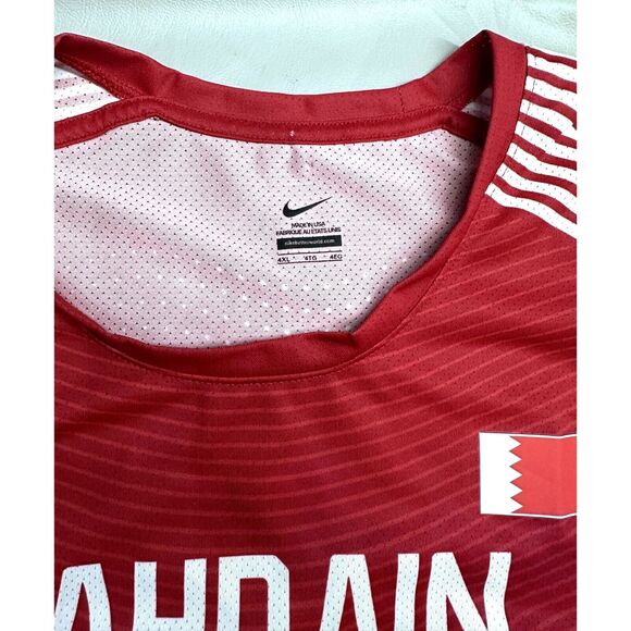 Nike Men's 4xl Pro Elite Bahrain Track & Field Running Jersey Shirt 800428-611 - Picture 3 of 8